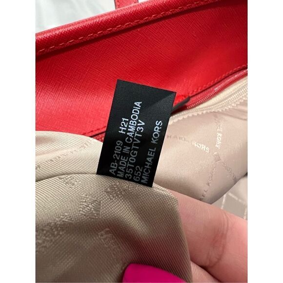 ‎Michael Kors Jet Set Travel Large Logo Tote Bag - Picture 16 of 16